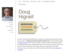 Tablet Screenshot of doughignell.com